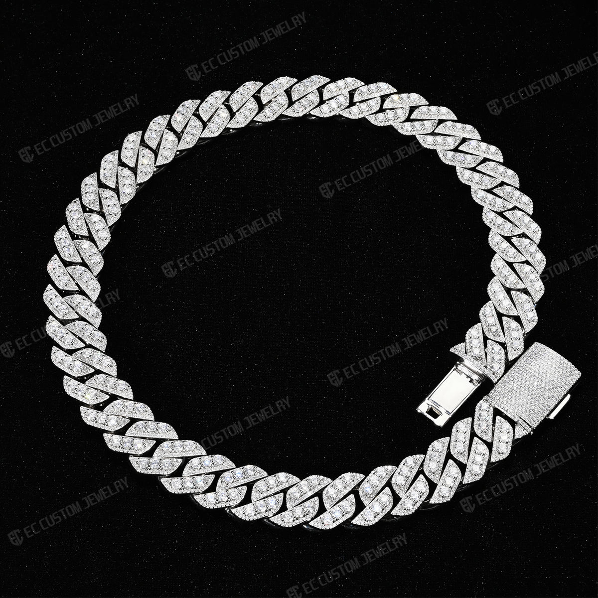 iced out cuban chain necklace best shining hip hop jewelry 1