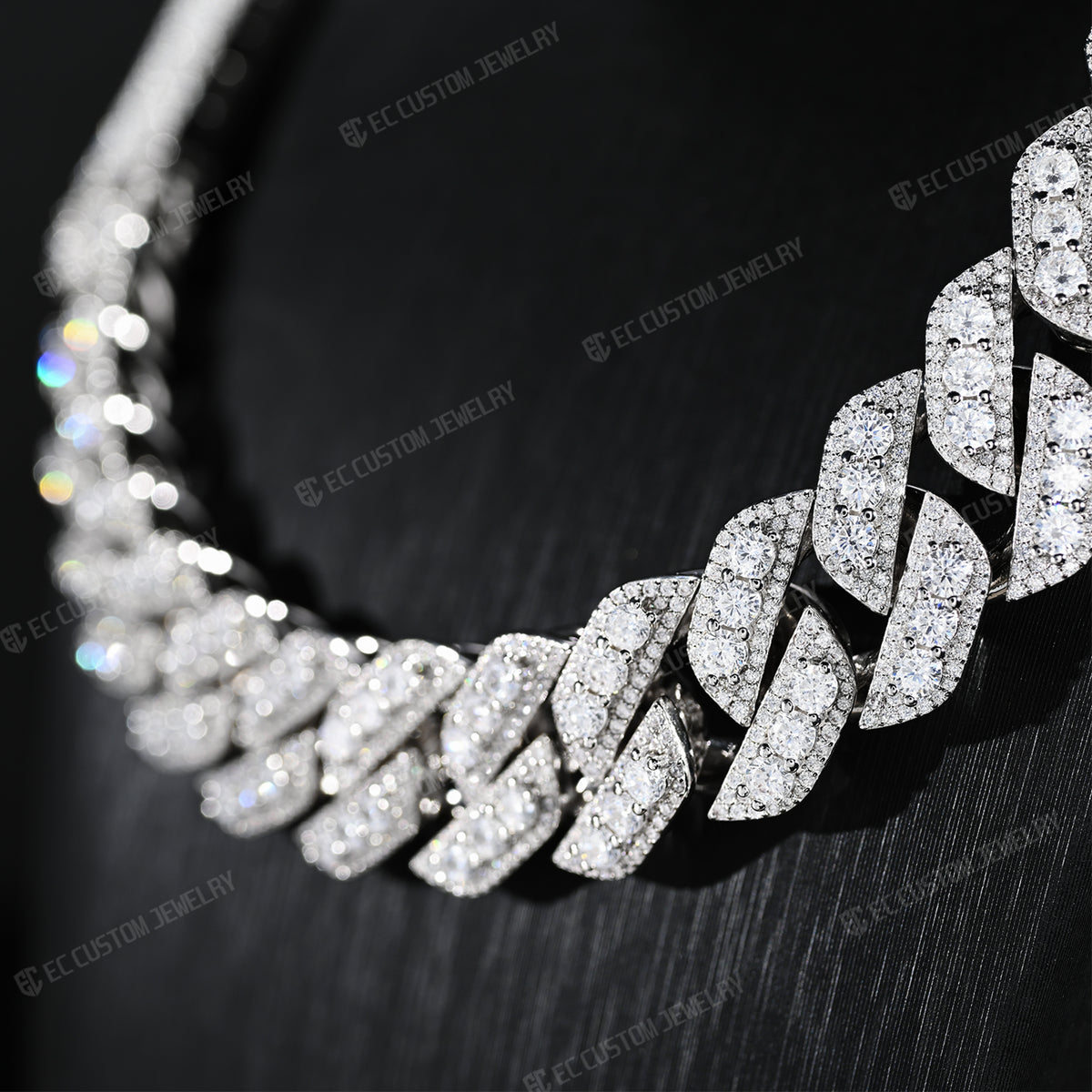 iced out cuban chain necklace best shining hip hop jewelry 4